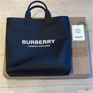 COPY - BURBERRY ARTIE LOGO NYLON TOTE BAG